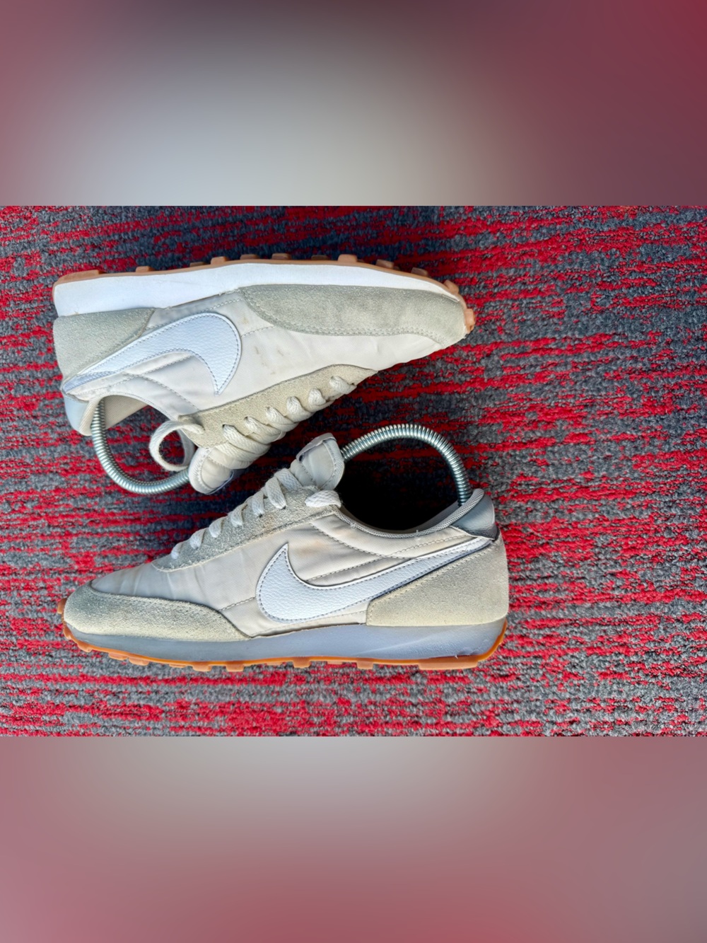 🪎 Nike Daybreak "White Gum" Pale Ivory Gray Retro Running Sneakers Size 7